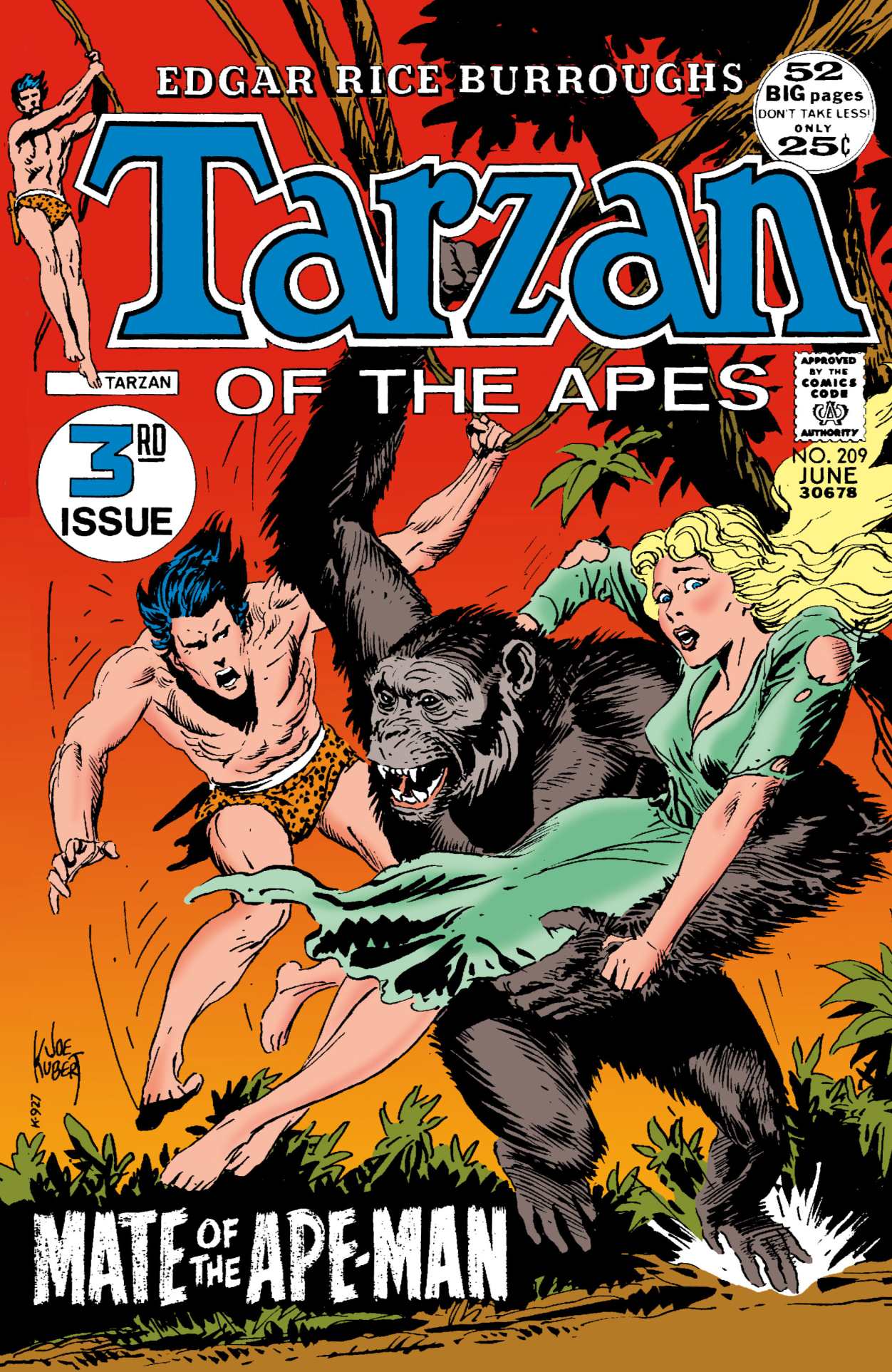 Read Comics Online Free Tarzan Archives The Joe Kubert Years Comic Book Issue Page